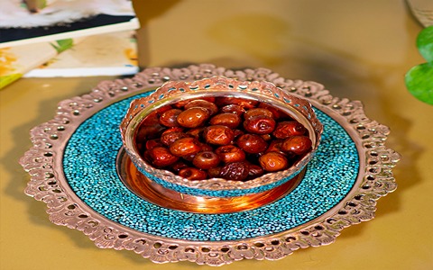 تصویر 4 از قیمت کاسه بشقاب فیروزه کوبی با کیفیت ارزان + خرید عمده